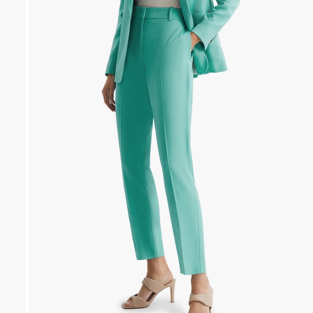 💚 REISS Ember Tailored Pants – Spearmint – Size 8 – NWT 💚